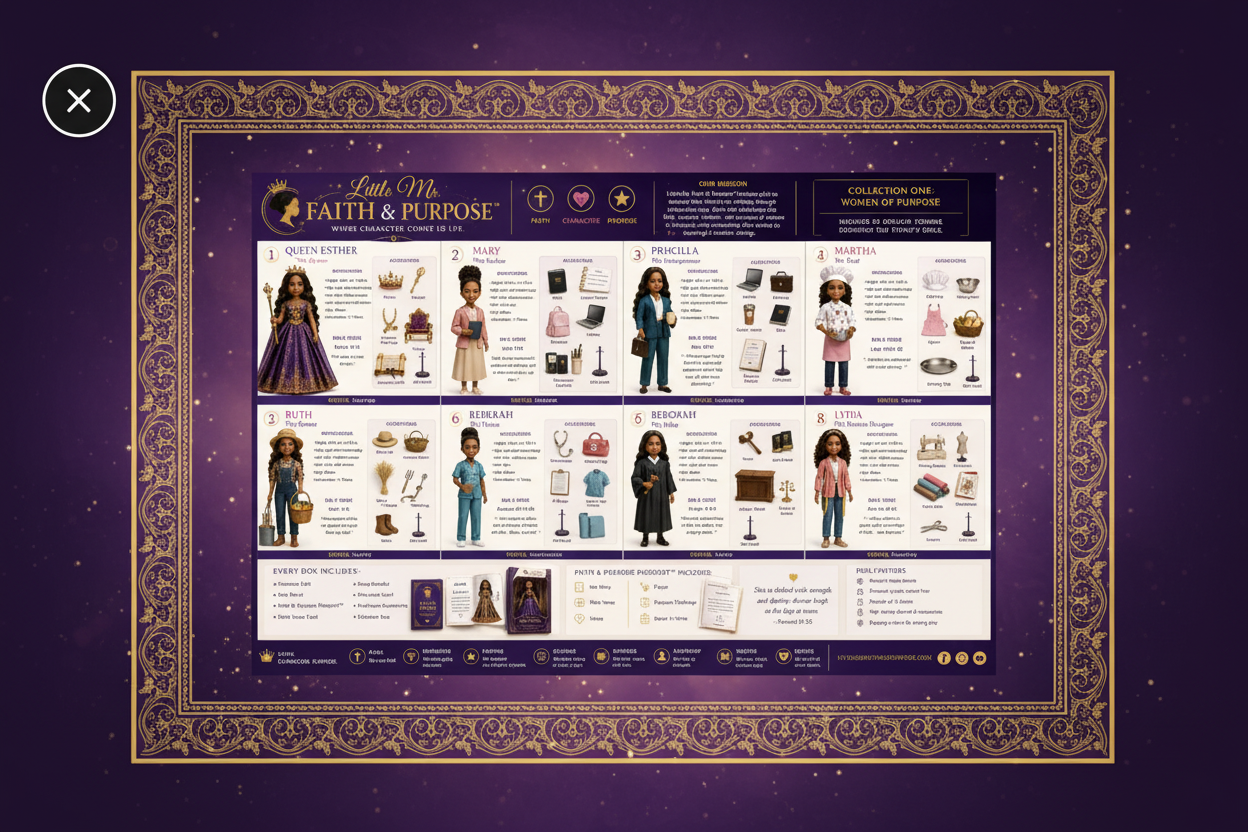 Little Ms. Faith & Purpose - Collection Banner