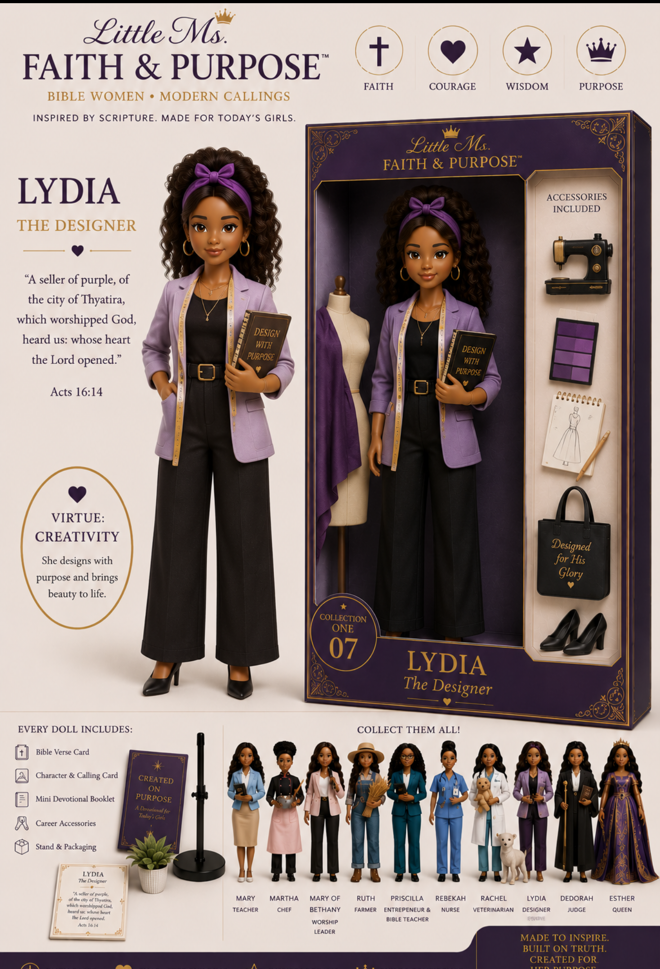 Little Ms. Faith & Purpose™ – Lydia