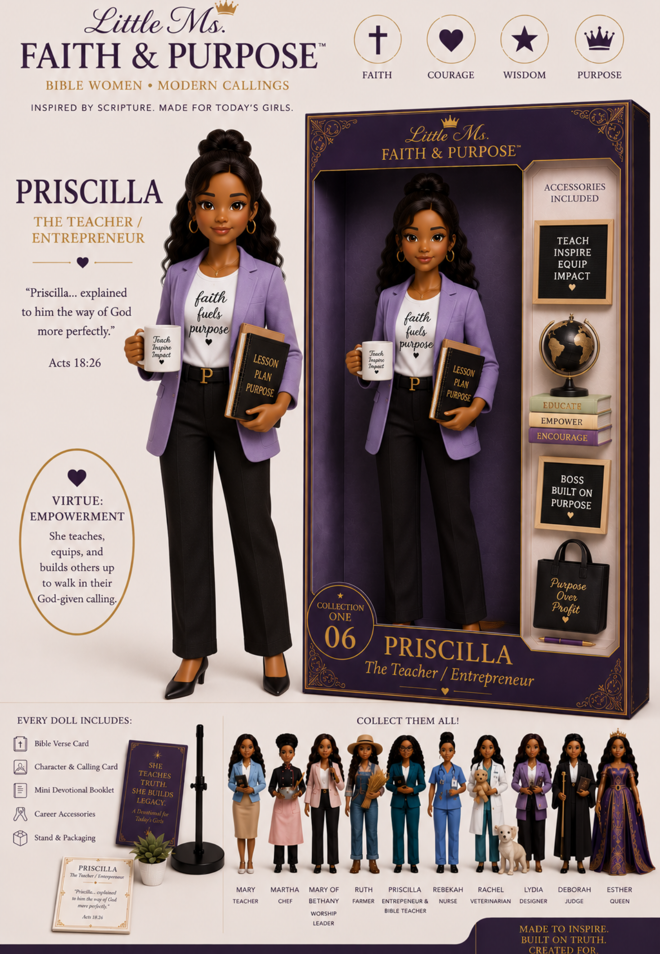 Little Ms. Faith & Purpose™ – Priscilla