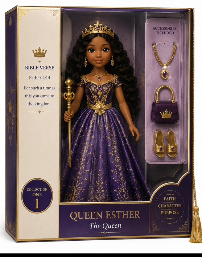 Little Ms. Faith & Purpose™ – Queen Esther | Courage Collection